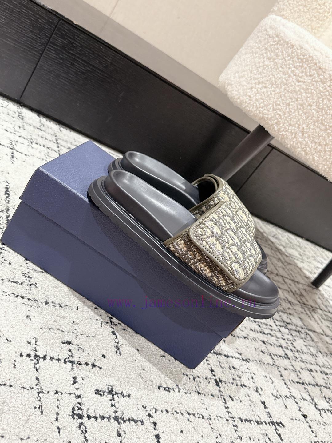 Top Men's StyleDior 25/New Aqua Men's Summer Velcro SlippersThe Alias Sandals Are A New Product acbey5u7 - Image 3