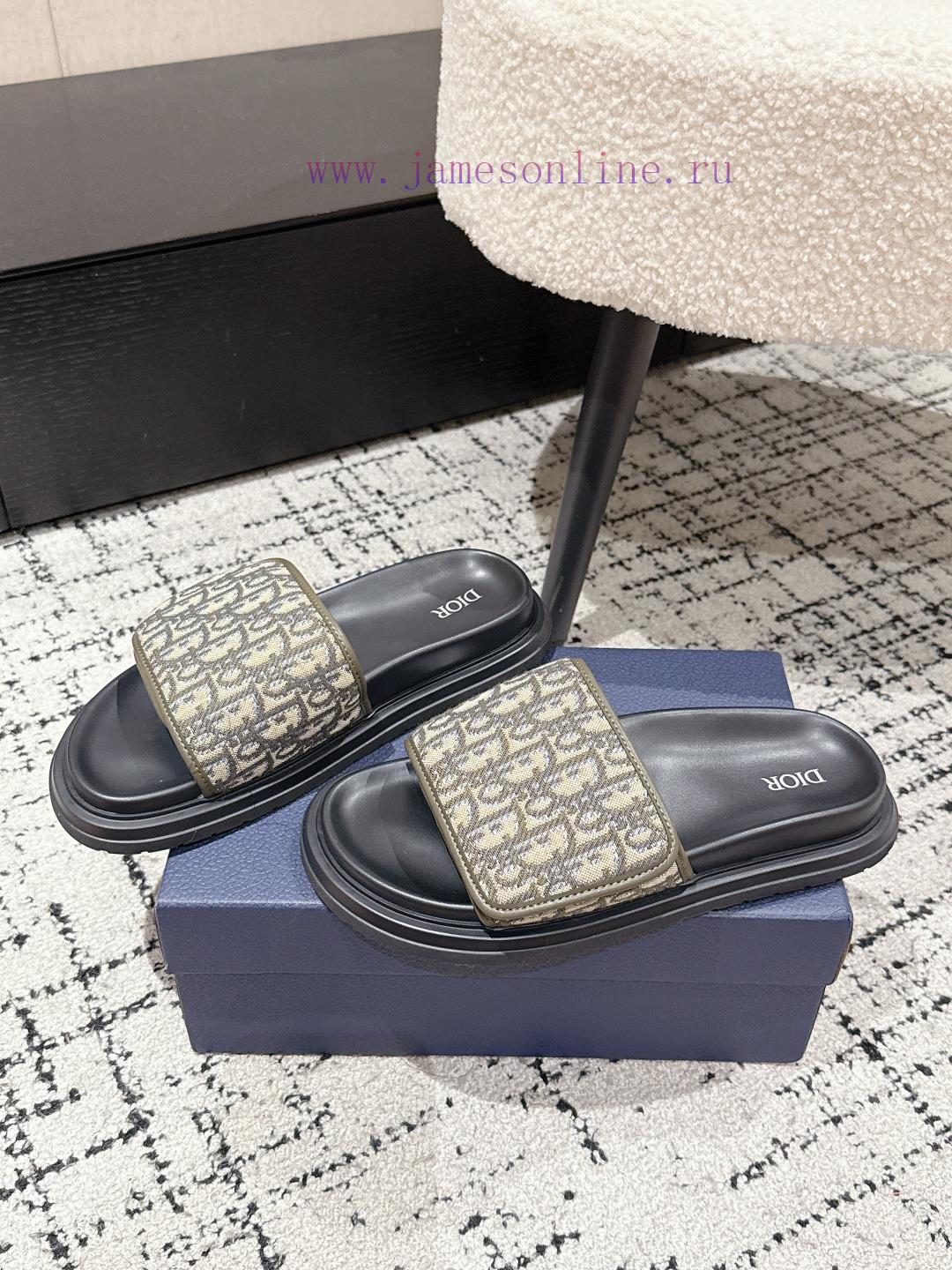 Top Men's StyleDior 25/New Aqua Men's Summer Velcro SlippersThe Alias Sandals Are A New Product acbey5u7 - Image 4