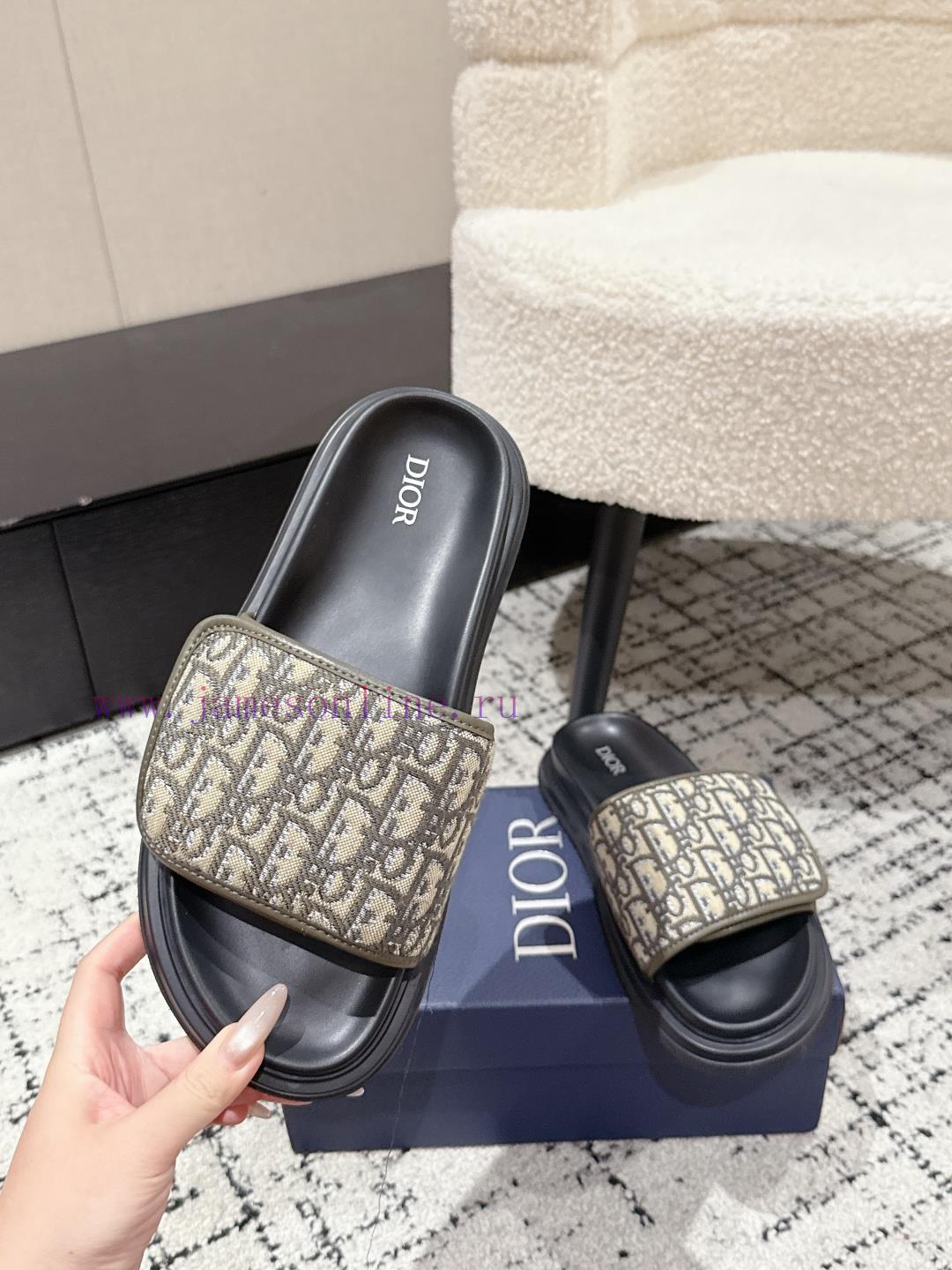 Top Men's StyleDior 25/New Aqua Men's Summer Velcro SlippersThe Alias Sandals Are A New Product acbey5u7 - Image 5