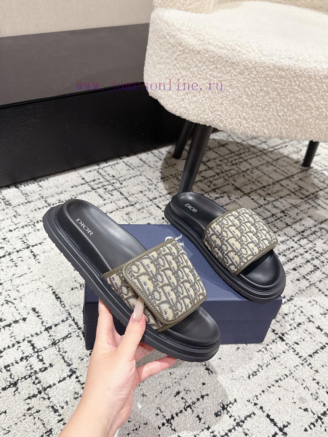Top Men's StyleDior 25/New Aqua Men's Summer Velcro SlippersThe Alias Sandals Are A New Product acbey5u7 - Image 6