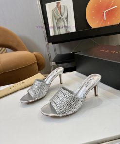 Price (leather Box+15)Brand AlaiaAlia 25S New Retro Buckle Mary Jane Shoes Ballet Shoes Fashion v5uua77f