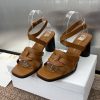 Dior 2025 Spring/Summer New D-Club Jelly Color Hollow Layered Cross Strap High Heels Women's Sh 18i61p93