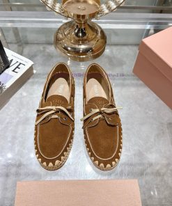 - Miu Miu's New Color Chicken Eye Flat Bean Shoes Miu Miu Miu Miu Miu 2024 Runway Show New Supe 650esa7k