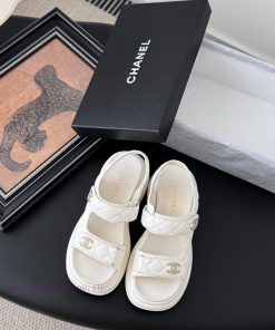 Chanel 25 New Velcro Sandals LayoutTop Tier Matching GoodsI Have All The Colors At HomeImported eueq82cq