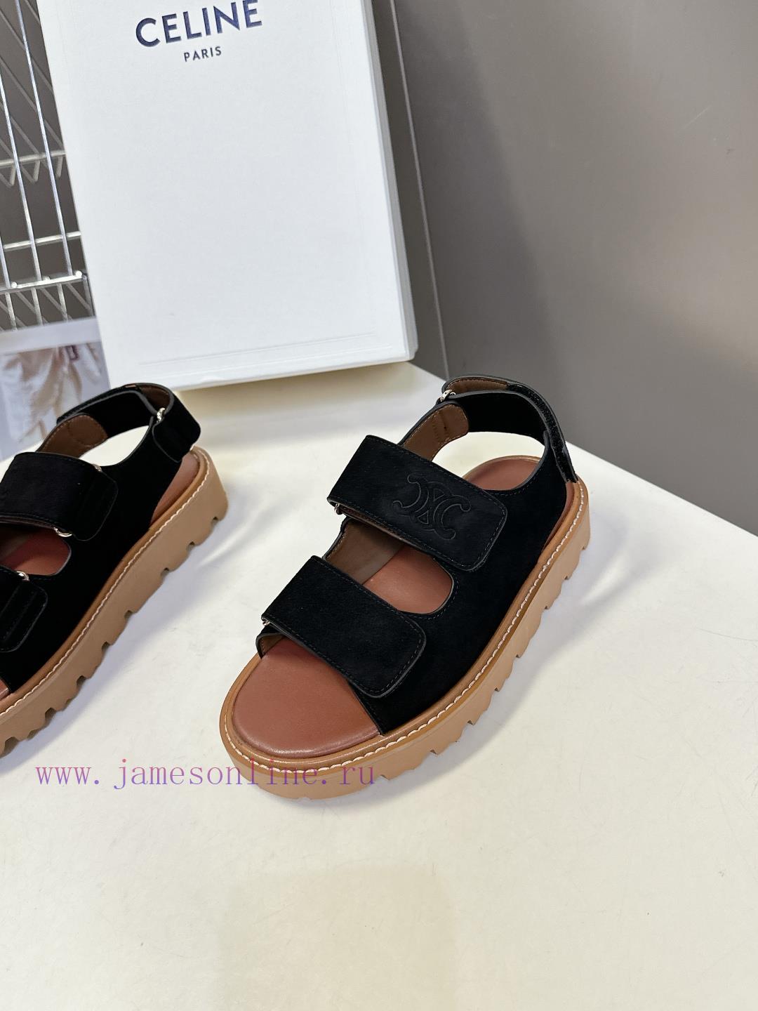 CELINE's New Spring And Summer Products Triumphal Arch Retro Roman Sandals And Slippers Come In 9jcfnieb - Image 4