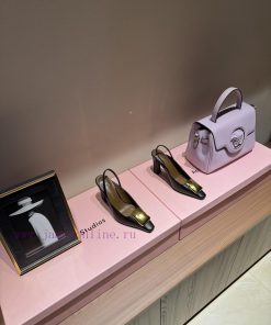 Giuseppe Zanotti Metal Buckle Square Toe Straight Strap Back Empty Fashion Runway SandalsGZ Sla cn3utjo0