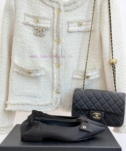 Chanel | Chanel 25A New Sharp PointBow Ballet ShoesThis Ballet Shoe Is Like A Shining StarExudi 8h6jvlcp