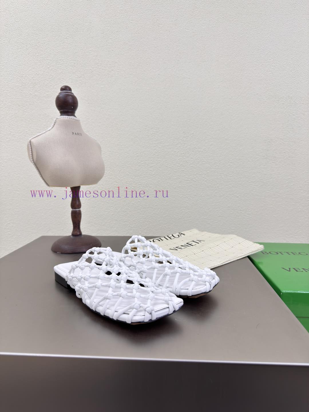 BV Riva Mule Women's Flat Bottomed Hand Woven Mule Slippers SeriesFlat BottomHandmade Weaving T v2p6vnkq - Image 4