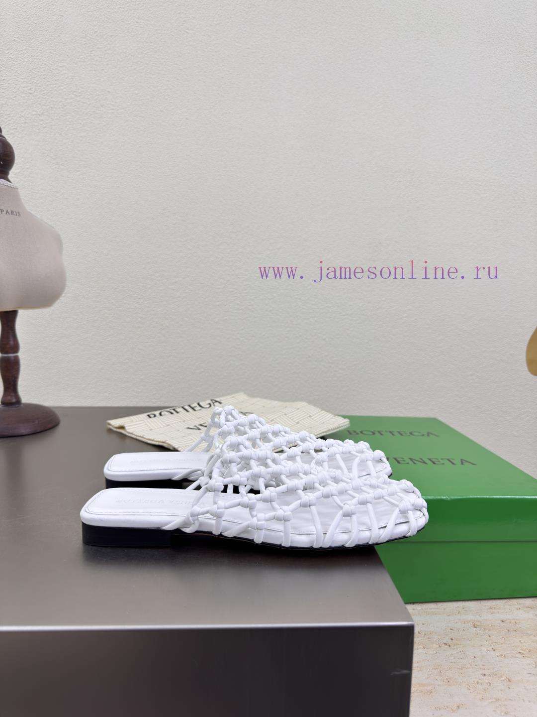 BV Riva Mule Women's Flat Bottomed Hand Woven Mule Slippers SeriesFlat BottomHandmade Weaving T v2p6vnkq - Image 5