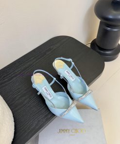 Jimmy Cho * New Kitten Heel High-heeled SlippersIt Is One Of The Classic Styles Of The Brand Pe p0m819gl