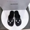 Size36-42Balenciaga 25ss Spring/summer New Rivet Flip Flops Sandals From BalenciagaParisian Mai frd4fwwe