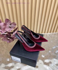 SAINT LAURENT 25ss Spring/Summer New Pointed Stiletto Sandals——————————Top TierYSL's Minimalist vyga6294