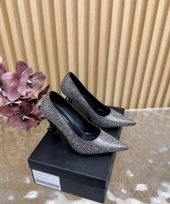 SAINT LAURENT Saint Laurent 25ss Spring/Summer New Style Pointed Water Diamond Face Letter And 94n3d2sm
