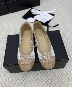 Top Qualitychanel Ss25 New Arrival～Chanel Spring/Summer New Mesh Ballet Shoes 🩰Classic And Time clx0lcl2