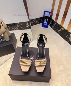 Out 𝘽𝙖𝙡 * 𝙖𝙞𝙣 Balmain Autumn/Winter 2025 Fashion Show Waterproof Platform High Heel SandalsBran datyld72