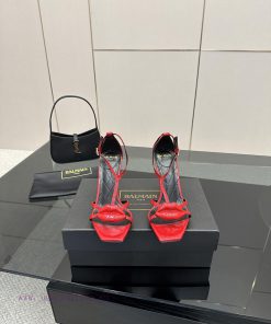 Balmain | Balmain 25ss New ProductSexy Lips High Heels SandalsFabric: Real Silk Patent Leather n7ecyfj1