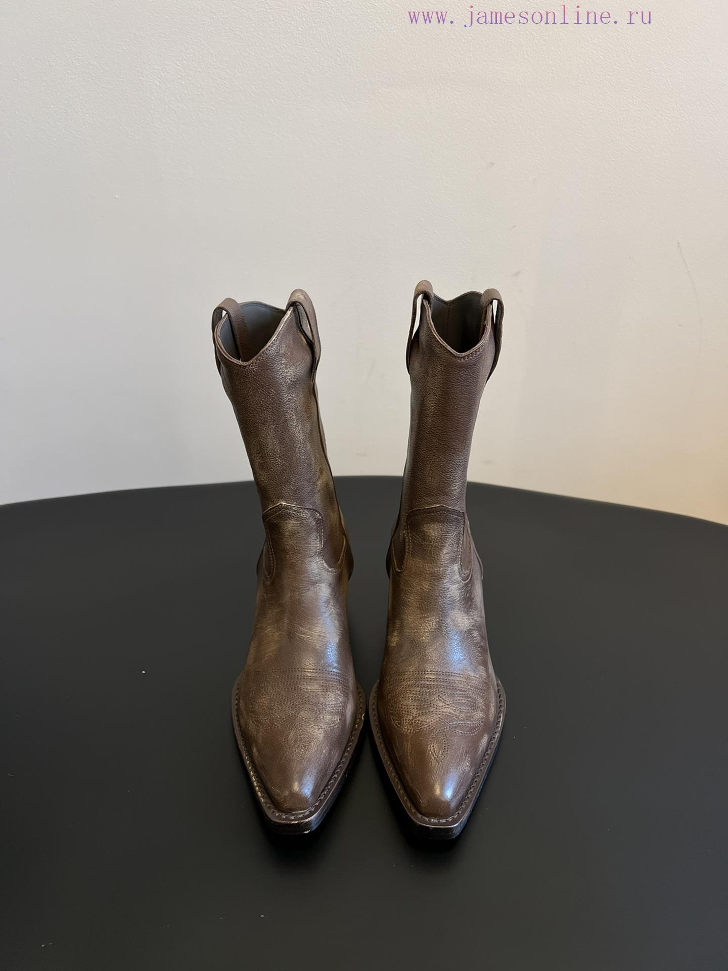 Purchasing Grade Miu Miu 25 Early Spring Motorcycle Style Retro BootsGreat! Miu's Vintage Desig 2vyrszwd - Image 2