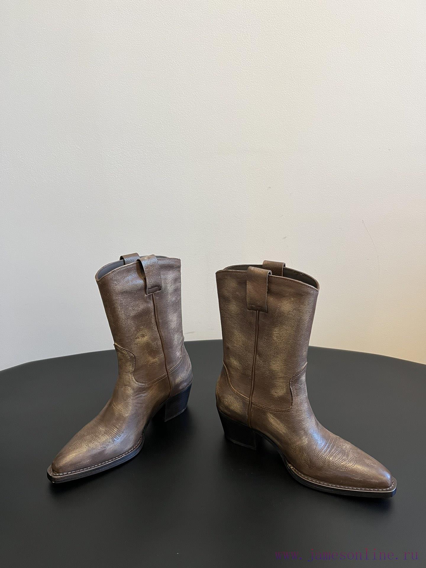Purchasing Grade Miu Miu 25 Early Spring Motorcycle Style Retro BootsGreat! Miu's Vintage Desig 2vyrszwd - Image 7