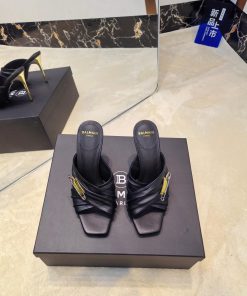 Out Balmain Autumn/Winter 2025 Fashion High Heels SlippersBrand Balmain 𝘽𝙖𝙡𝙢𝙖𝙞𝙣 By French Fashi 3tokib6w