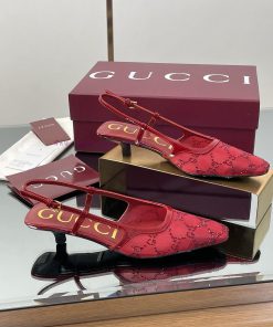 2025 Early Autumn New GUCCi High End Boutique Sandals Gucci Lacquer Leather G G Crystal Mesh Di 7m253vmj