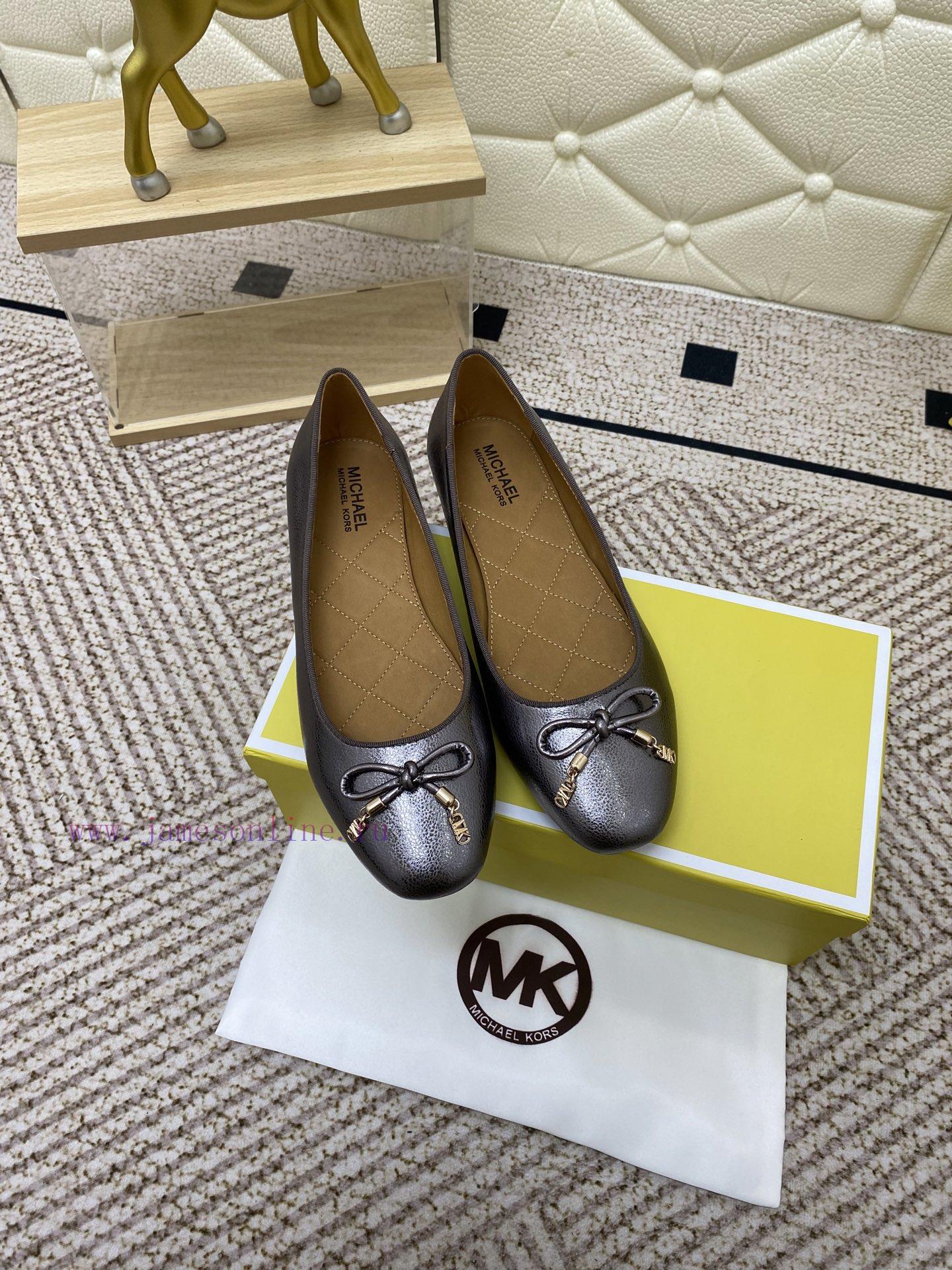 MK | 25Cs Spring/summer Toe Embroidered Logo Embellishment Ballet Shoes Resemble Necklaces Arou bhcsjked - Image 4