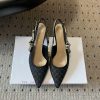 Top QualityDior Classic Black Polka Dot Bow High HeelsA Masterpiece Showcasing Dior's Exquisite baodcfoq