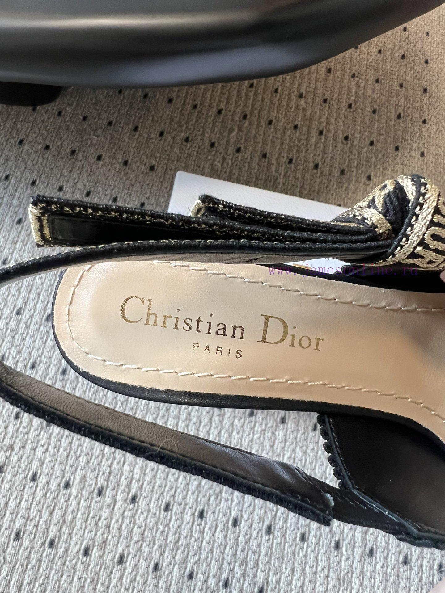 Top QualityDior Classic Black Polka Dot Bow High HeelsA Masterpiece Showcasing Dior's Exquisite baodcfoq - Image 7