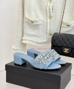 Chanel | Chanel 25K Spring/Summer New ProductsLarge Chain Double C SlippersChain Sandals Are Th xc9mh46a