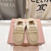 MiuMiu/Miu 2025ss Autumn/Winter Fashion Show One Step Driving Shoes With Fury Le Fu Shoes And F g5p9sjvq