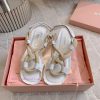 Miu's New Hemp Rope Wrapped Flat Sandals Are Simply The Epitome Of Summer Fashion With French L c7ghcy8m