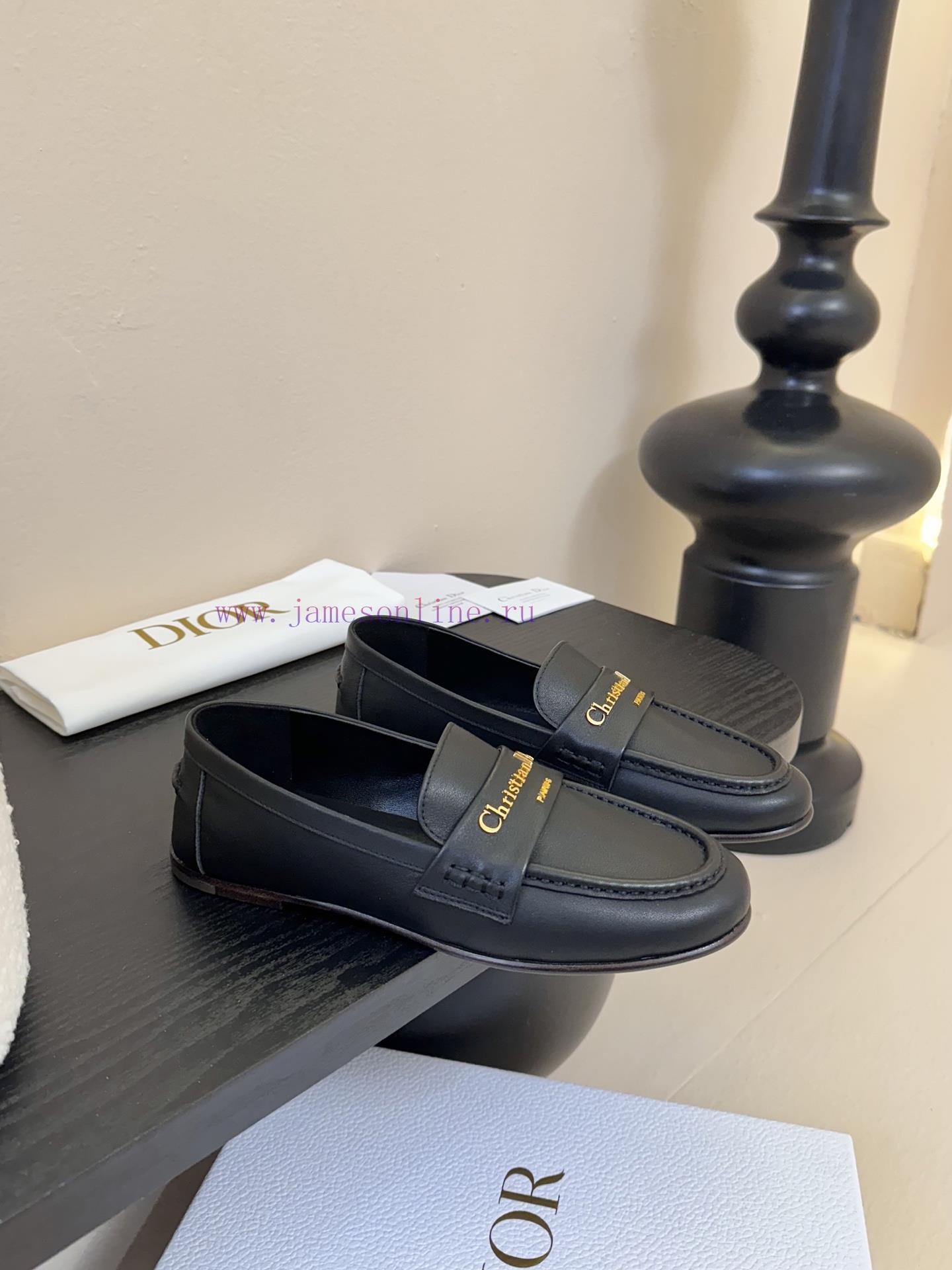 Dior 25ss Spring/Summer New Dior Round Head Flat Flat LoafersThis My Dior Open Heel High-heeled 13201y8b - Image 3