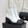 Chanel | Chanel 25A Autumn/Winter New Product Color Blocked Chain Double CChelsea Thick And Sho h23xravz