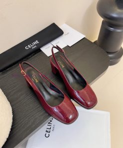 Celine's Spring And Summer Triumphal Arch Fashion High Heels Feature A Soft And Exposed DesignT xdjellnb