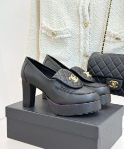 Chanel | Chanel Classic Waterproof Platform High Heel Flip Top Le Fu ShoesThis Le Fu Shoe Is Si 65cgty85