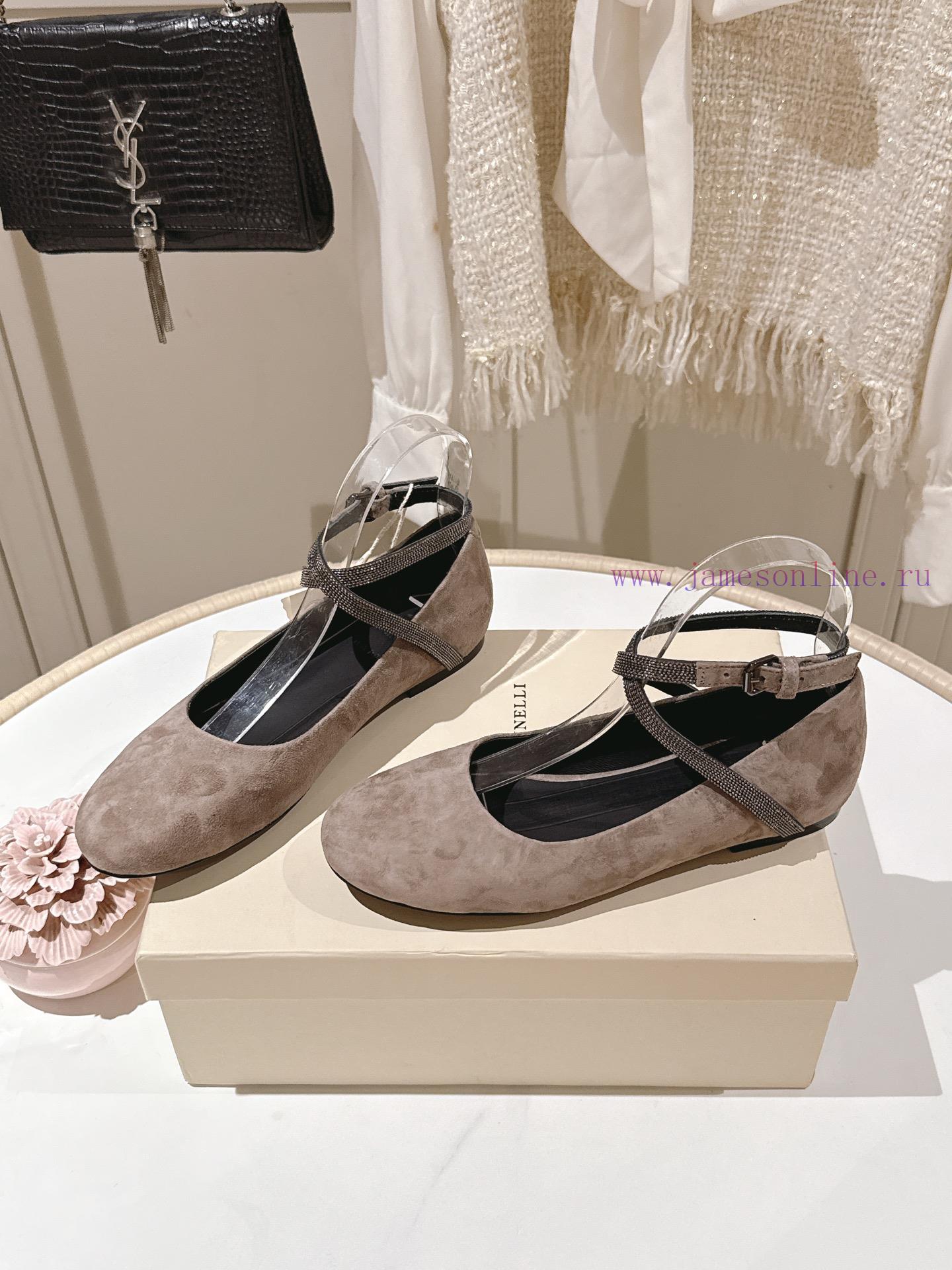 《 Style 》 《 The Highest Quality In The Market 》 BRUNELLO CUCINELLIBC Flat Bottom Shoes Material je7egn4t - Image 3