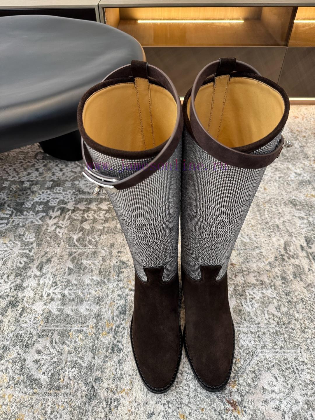 𝒉𝒆𝒓𝒎𝒆𝒔𝟐𝟓𝑭𝑾 New ProductsFabric Made Of Cow SuedeInner Dyed CowhideDouble Cowhide OutsoleElegant e5mcuo7g