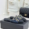 Chanel | Chanel 25K Spring/Summer New ProductsLarge Chain Double C-toe Trailer With Half Slippe ep0yw7vx