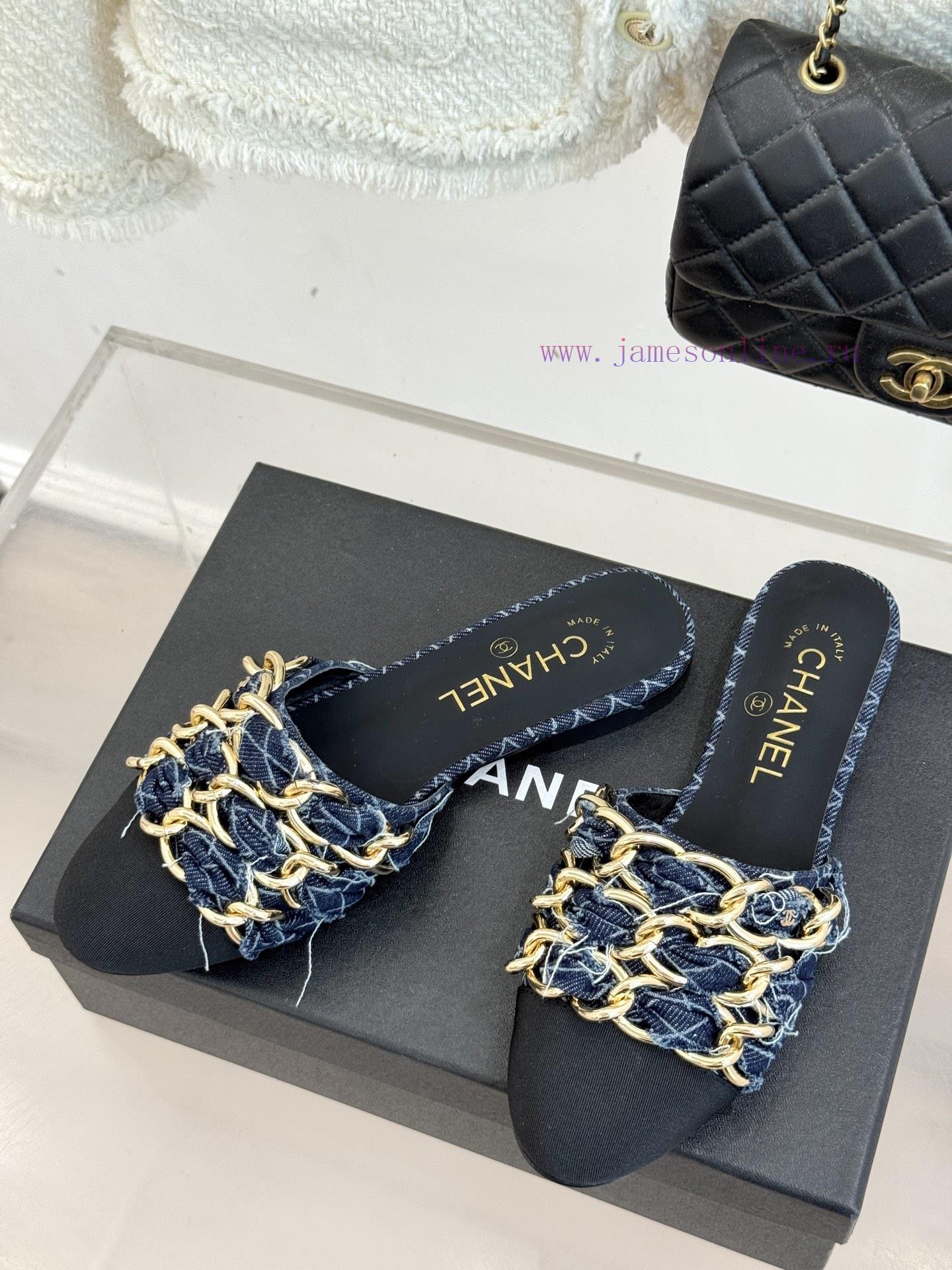 Chanel | Chanel 25K Spring/Summer New ProductsLarge Chain Double C-toe Trailer With Half Slippe ep0yw7vx - Image 3