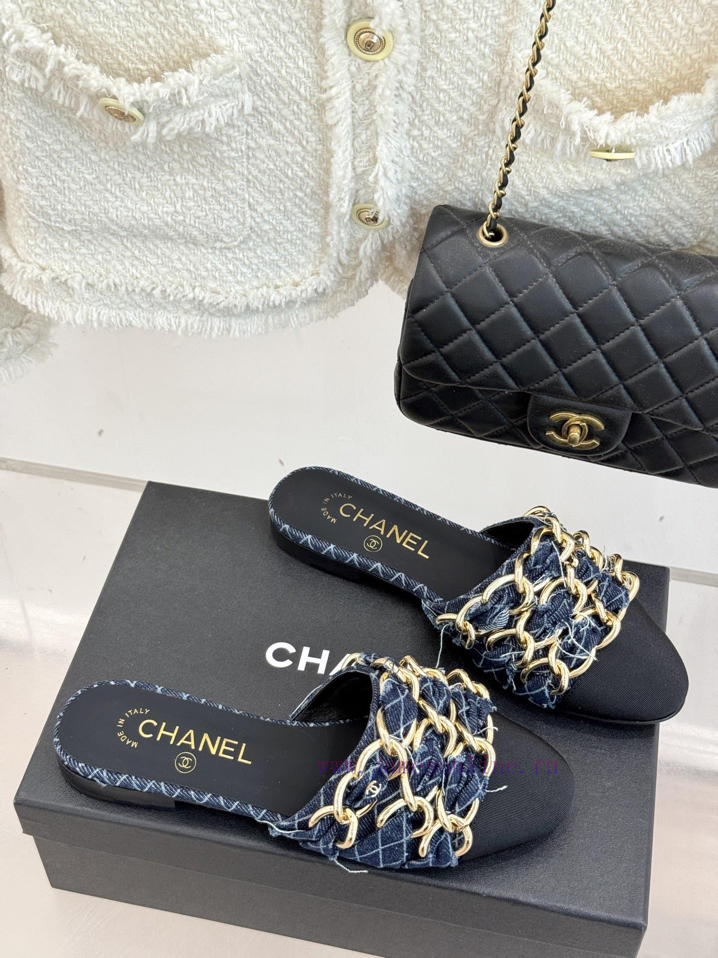 Chanel | Chanel 25K Spring/Summer New ProductsLarge Chain Double C-toe Trailer With Half Slippe ep0yw7vx - Image 4