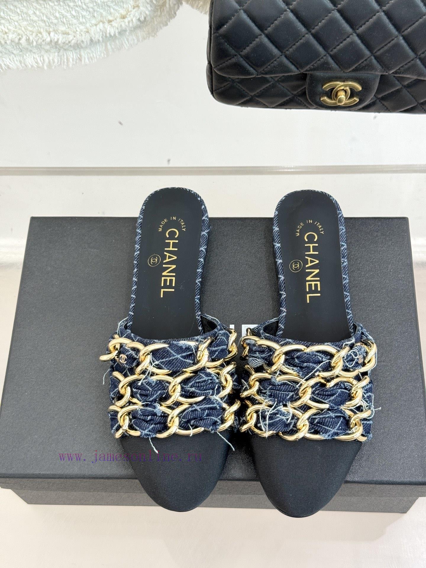 Chanel | Chanel 25K Spring/Summer New ProductsLarge Chain Double C-toe Trailer With Half Slippe ep0yw7vx - Image 5