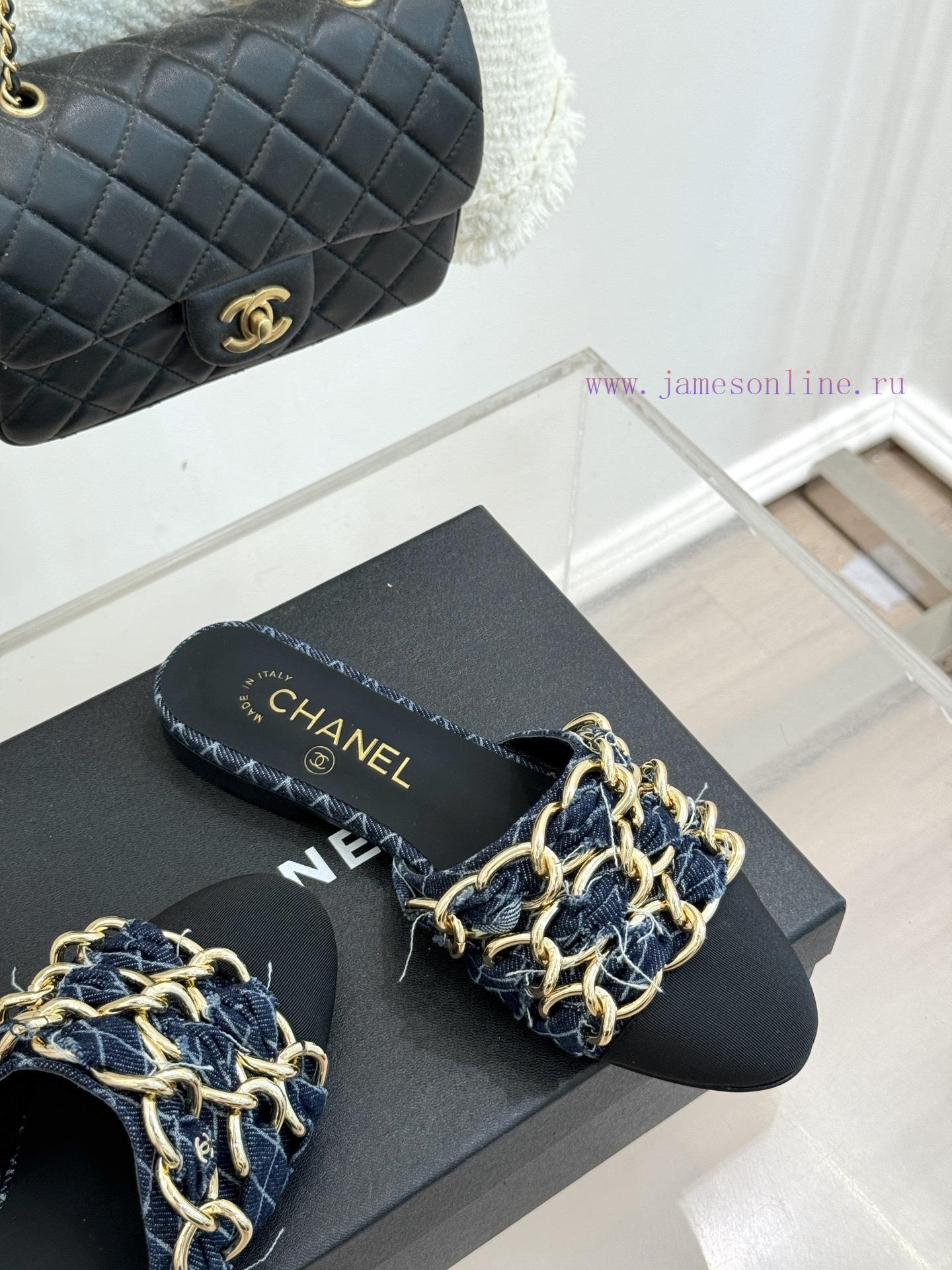 Chanel | Chanel 25K Spring/Summer New ProductsLarge Chain Double C-toe Trailer With Half Slippe ep0yw7vx - Image 6