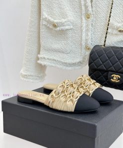 Chanel | Chanel 25K Spring/Summer New ProductsLarge Chain Double C-toe Trailer With Half Slippe 24n3coai