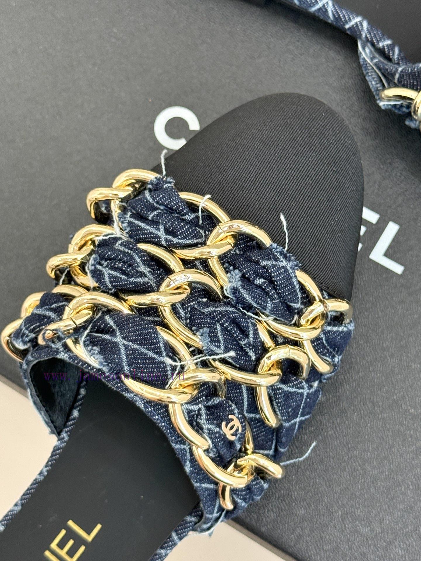 Chanel | Chanel 25K Spring/Summer New ProductsLarge Chain Double C-toe Trailer With Half Slippe ep0yw7vx - Image 8