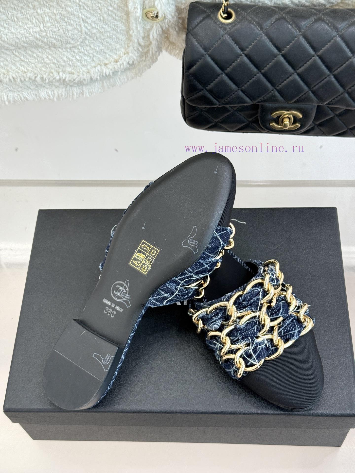 Chanel | Chanel 25K Spring/Summer New ProductsLarge Chain Double C-toe Trailer With Half Slippe ep0yw7vx - Image 10