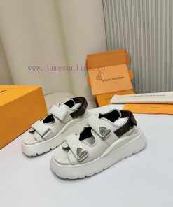 A Must-have For Summer LV Louis Vuitton Women's Sandals Exude A Sense Of Luxury**Original Fabri fptkrvpp