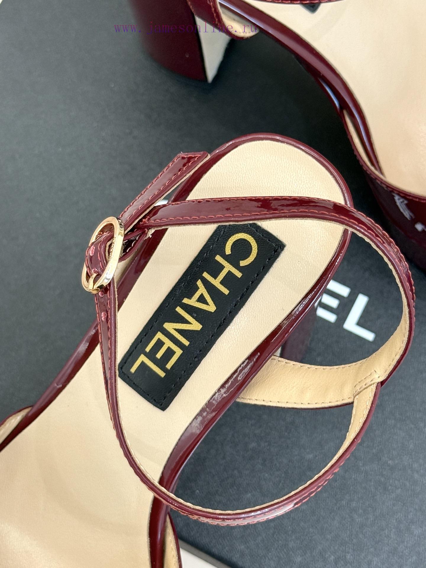 Chanel | Chanel 25A Spring/Summer New ProductsGemstone Double C Waterproof Platform High Heel S ems95xnt - Image 9