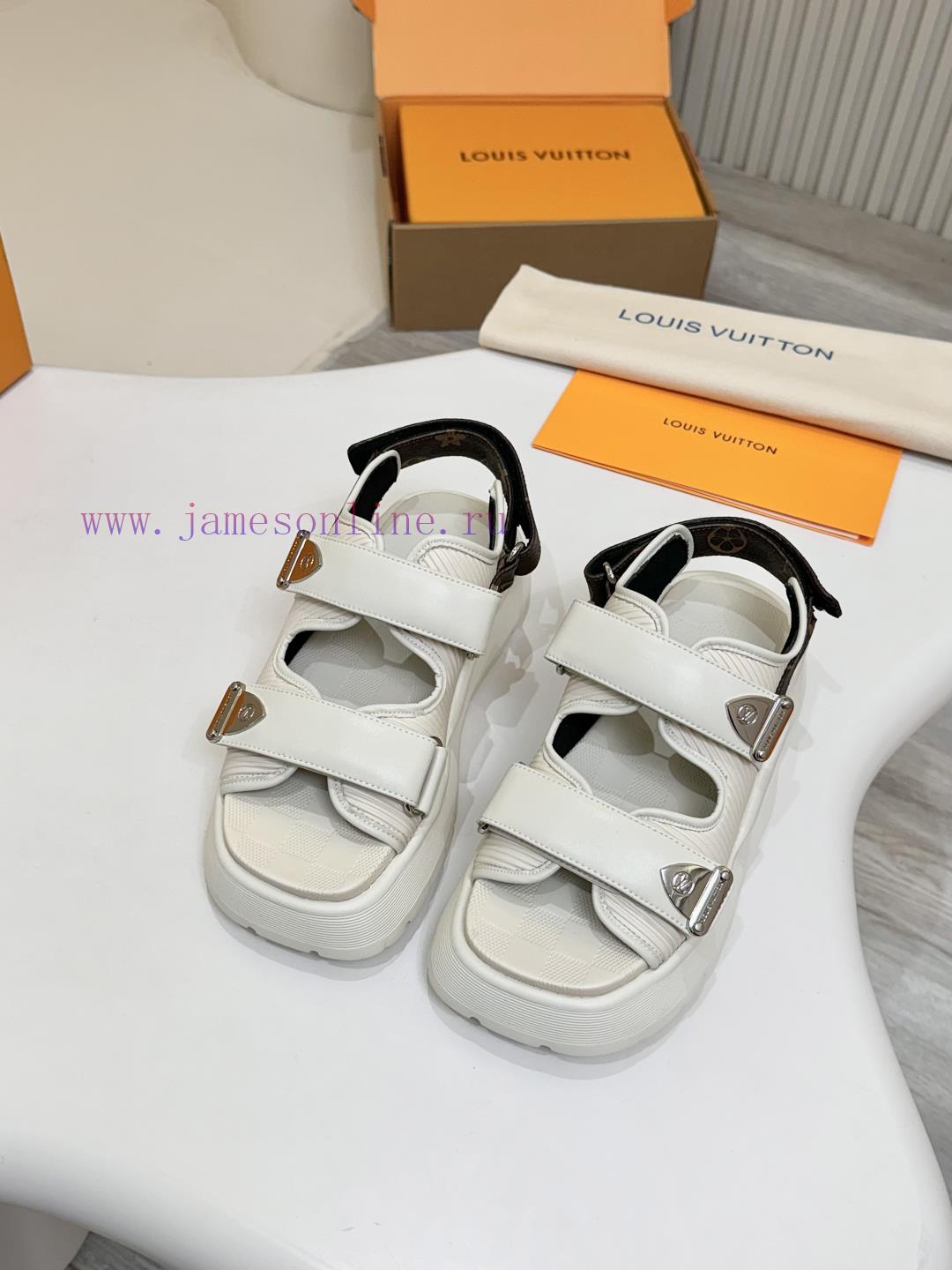 A Must-have For Summer LV Louis Vuitton Women's Sandals Exude A Sense Of Luxury**Original Fabri fptkrvpp - Image 5
