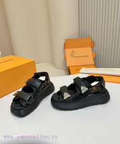 A Must-have For Summer LV Louis Vuitton Women's Sandals Exude A Sense Of Luxury**Original Fabri pdwa546l