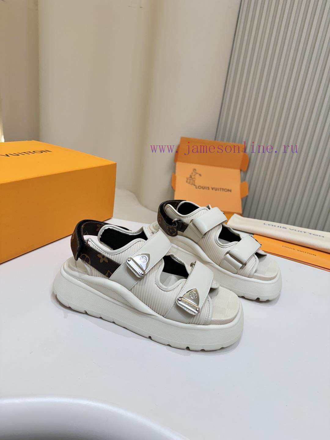 A Must-have For Summer LV Louis Vuitton Women's Sandals Exude A Sense Of Luxury**Original Fabri fptkrvpp - Image 6