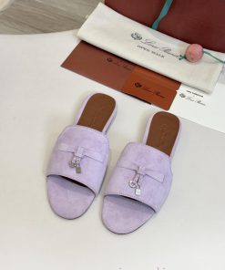 Loro Piana Top Genuine Leather Bottom**Loro Piana | Real Leather Bottom Slippers Luxury Pet Eve a1e4egj6